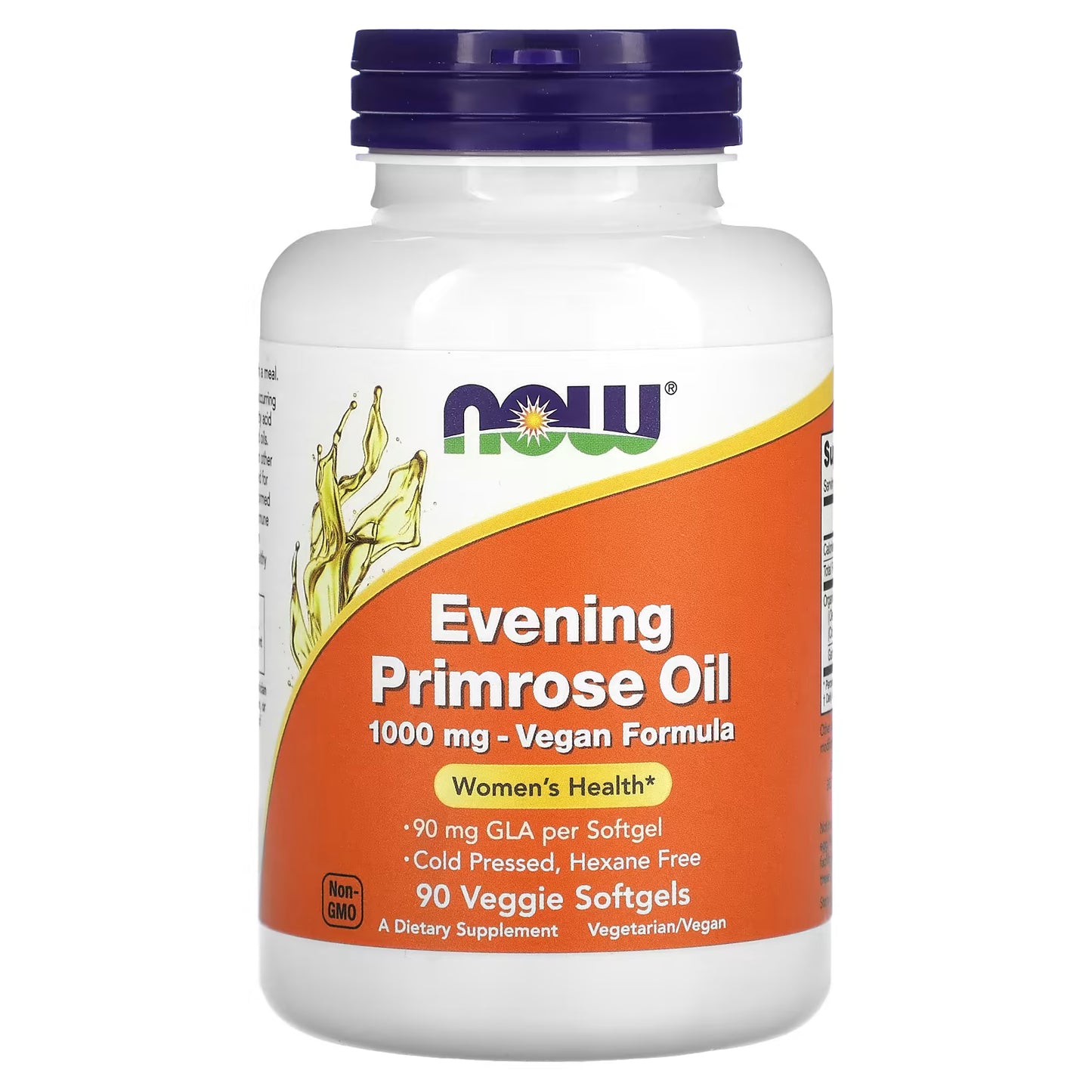 NOW Foods Evening Primrose Oil 1,000 mg – 90 Veggie Softgels