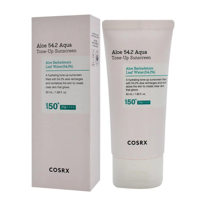 Cosrx Aloe 54.2 Aqua Tone Up SPF 50+ Sunscreen - 50ml