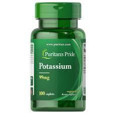 Potassium 99 mg – 100 Tablets