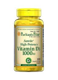 Vitamin D3 5000 IU – 100 Softgels