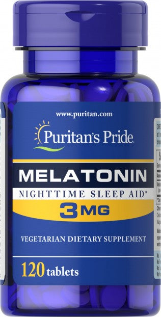 NOW Foods Melatonin 3 mg – 120 Veg Capsules