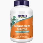 NOW Magnesium Citrate 400 mg,120 Capsules