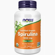 Organic Spirulina Double Strength 1000 mg – 120 Tablets